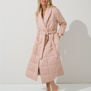 Soma Long Puffer Robe Hush XS NWT